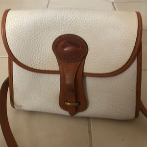 Vintage white leather Dooney & Burke purse